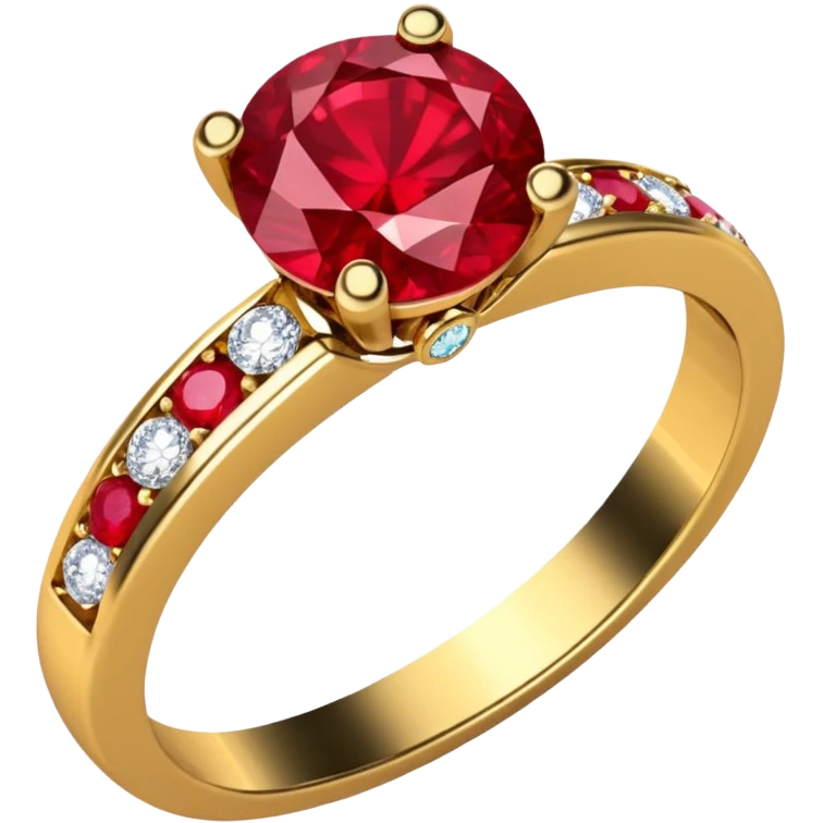 glitter rubi diamond married ring emoji