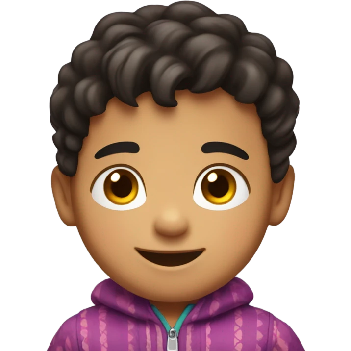 Hispanic toddler boy emoji