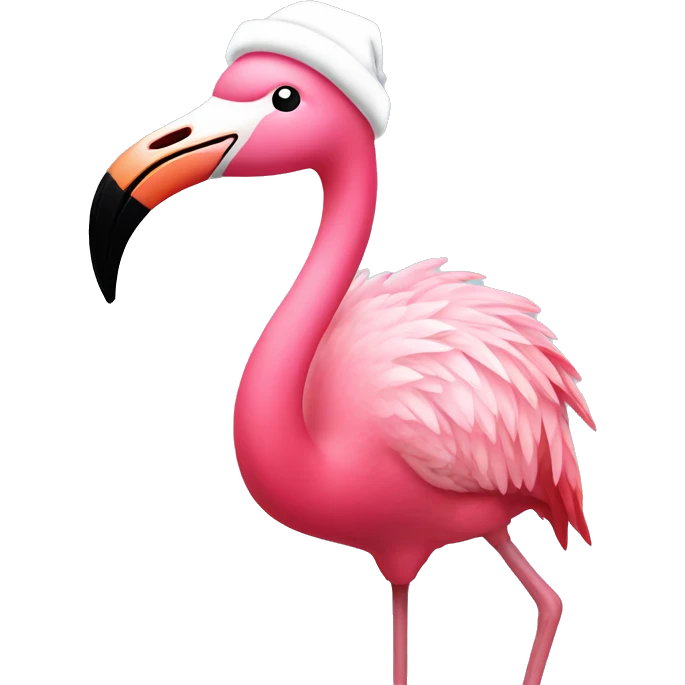 Christmas flamingo  emoji