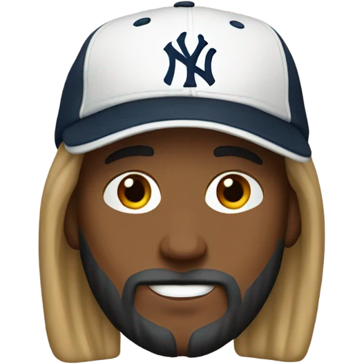 jesus with a yankee hat emoji