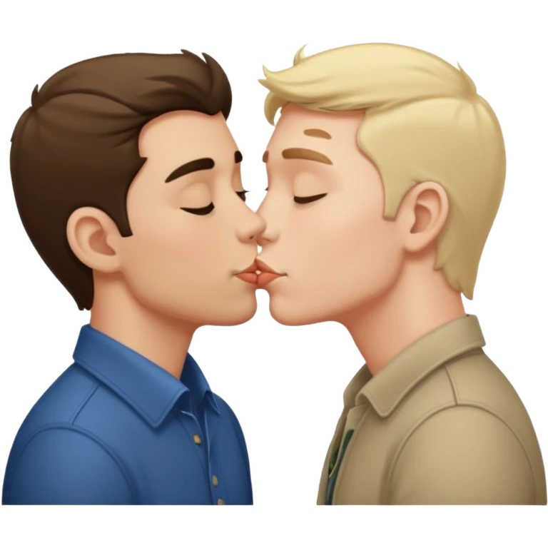  erkek öpüşme emoji