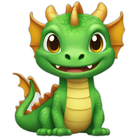 Dragon mignon emoji