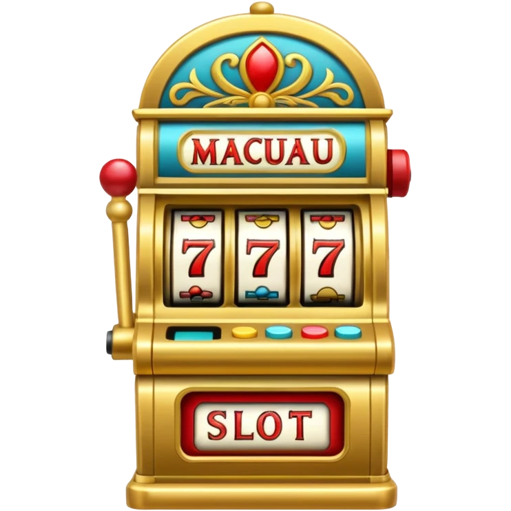 Slot machine, macau, thailand emoji