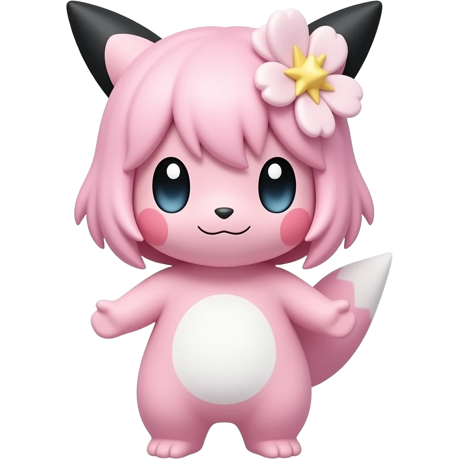 Sakura plush pokemon full body!!! emoji