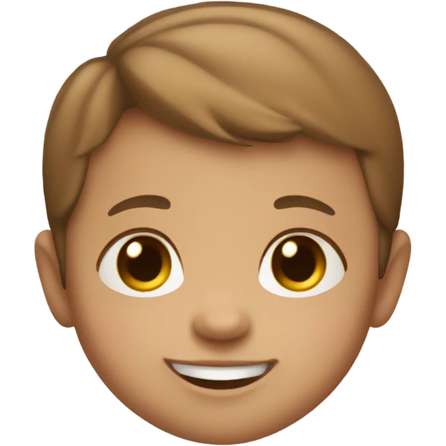 Smiley Baby hazelnut  emoji