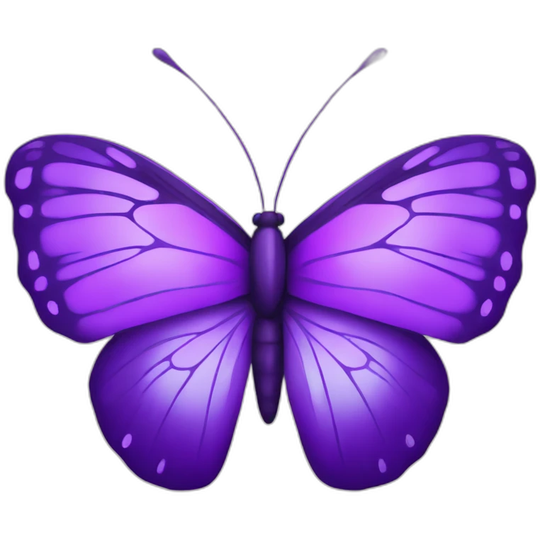 Butterfly purple emoji