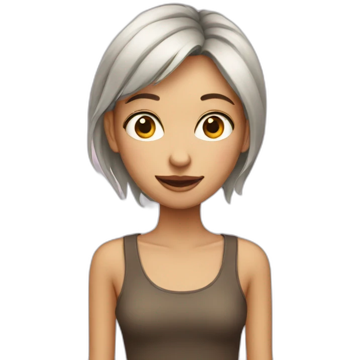 Skinny girl emoji
