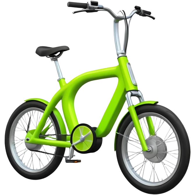 Electric lime bike  emoji