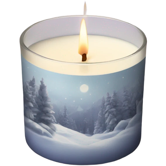winter vibe candle emoji