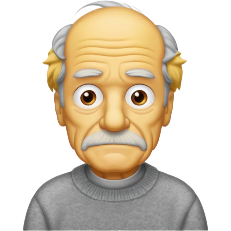 the simpsons, grandpa abe . emoji