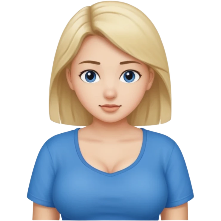  teen not wearing any clothing with big boobs  emoji