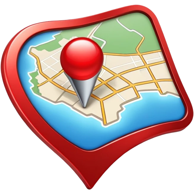 Map pin emoji