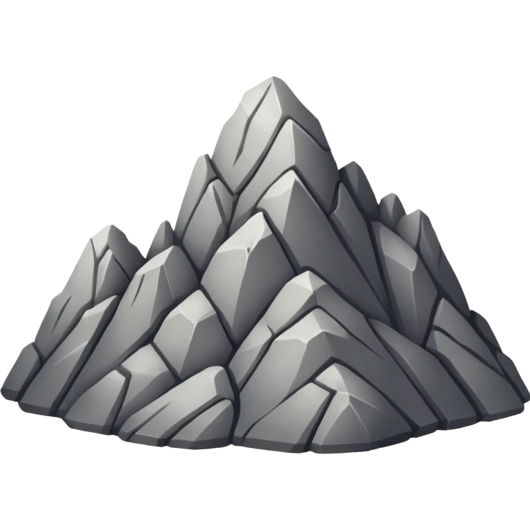 Rocky Mountain, only rock emoji