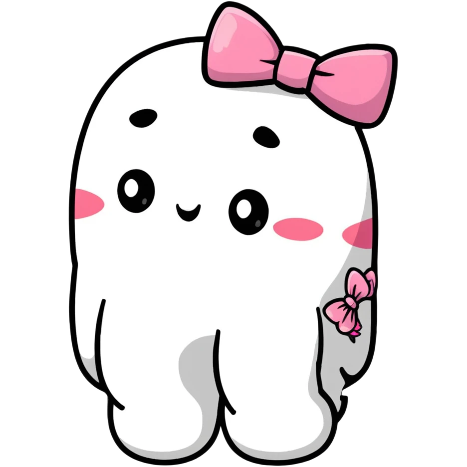 pink bow emoji