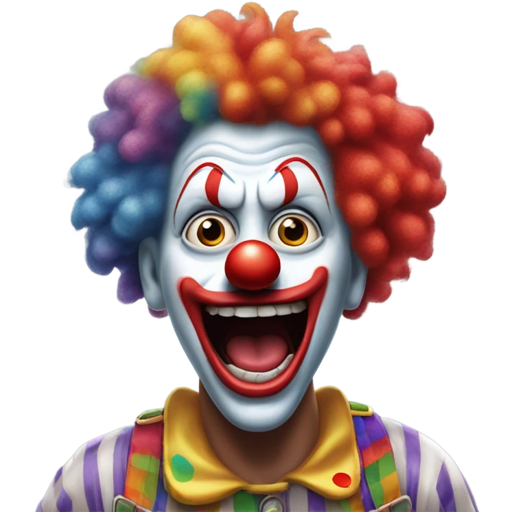 Clown slapping face  emoji