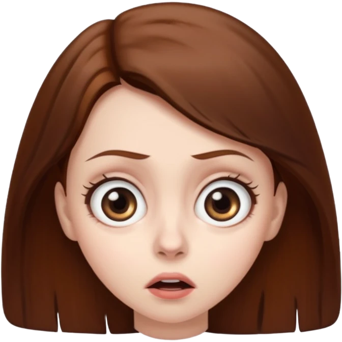 scared lady emoji