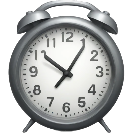Waiting clock emoji