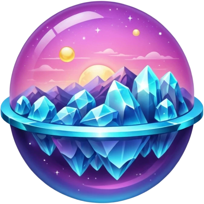 Crystal Planet emoji