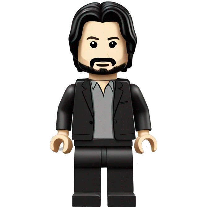 KEANU REEVES lego full body emoji