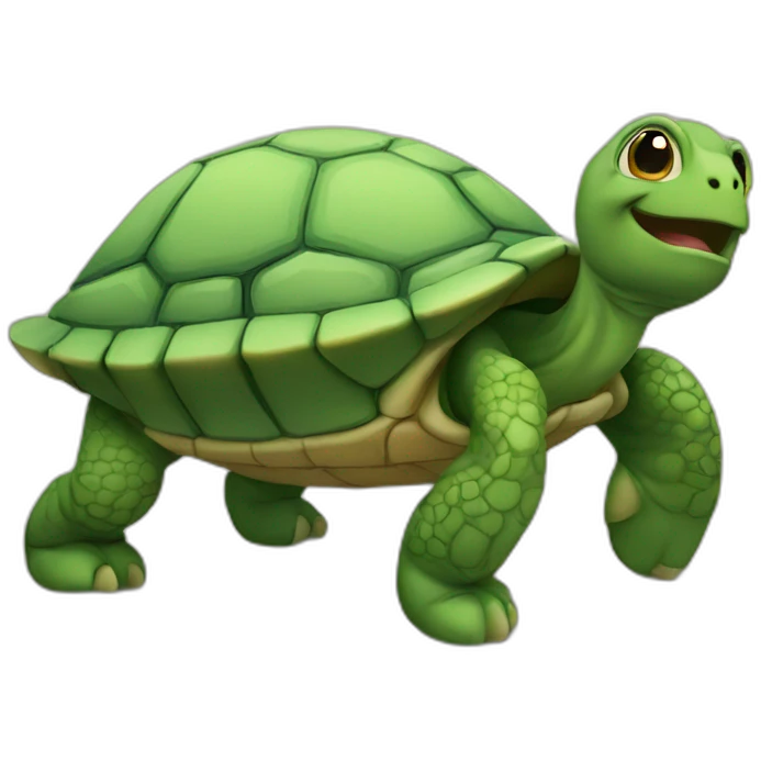 Chat sur tortue emoji