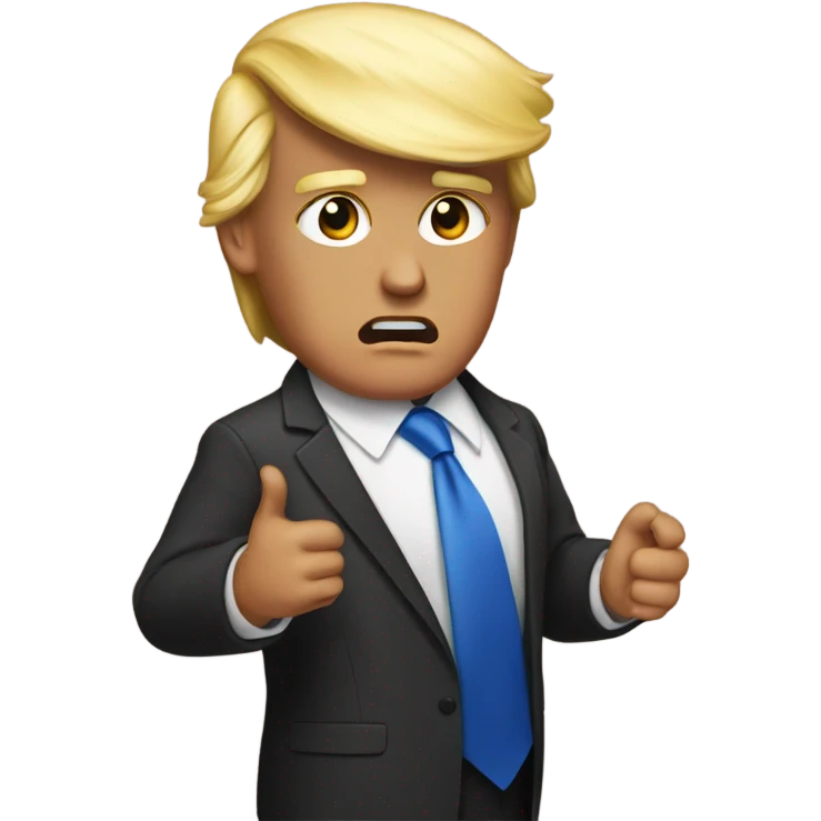 Trump saying sorry Riley  emoji