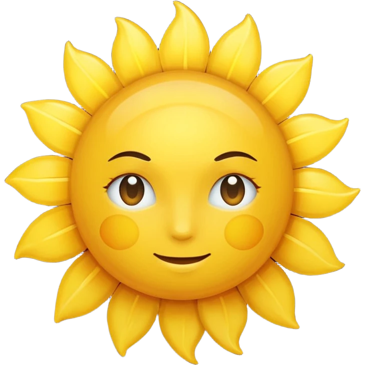 Sun emoji
