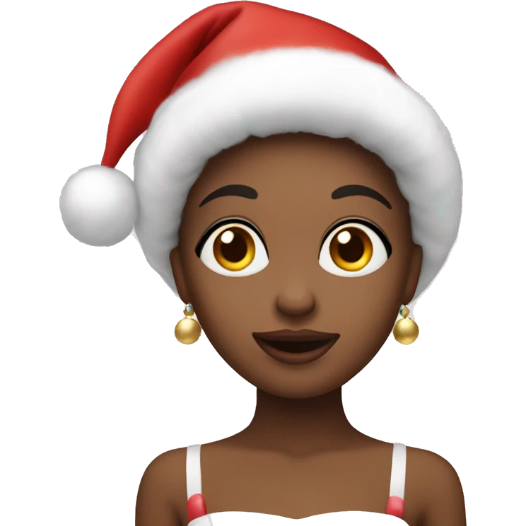Christmas coquette emoji