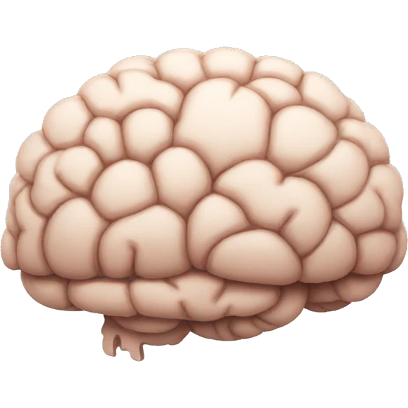 a very sad brain  emoji