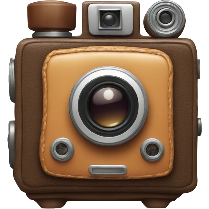 cozy retro photo camera emoji