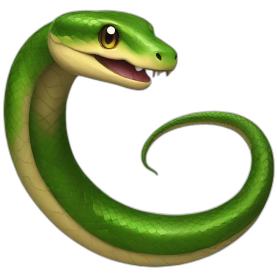 snake bite its tail emoji