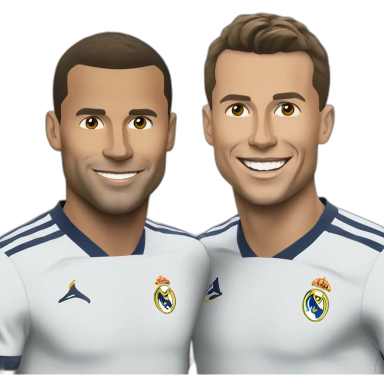 Macron et Ronaldo emoji