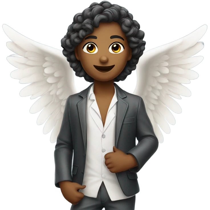 Sassy angel emoji