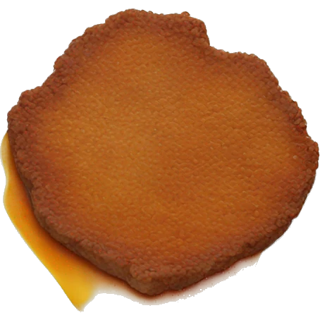 fried steak on a plate emoji