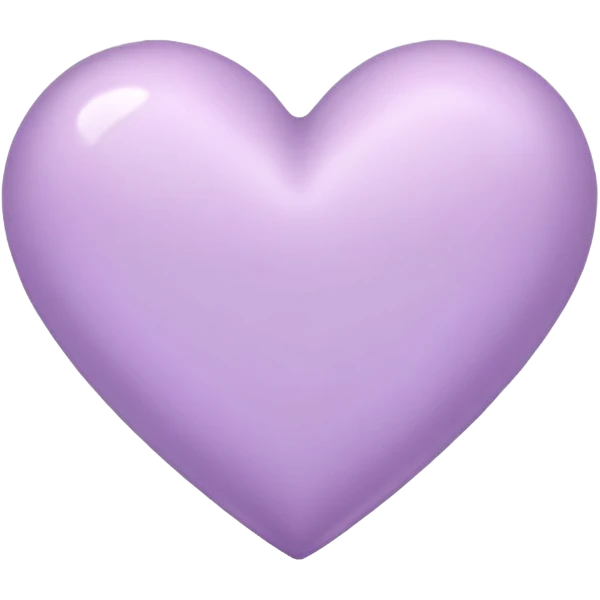 lilac heart emoji