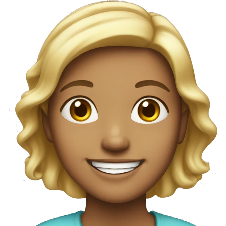 Happy girl emoji