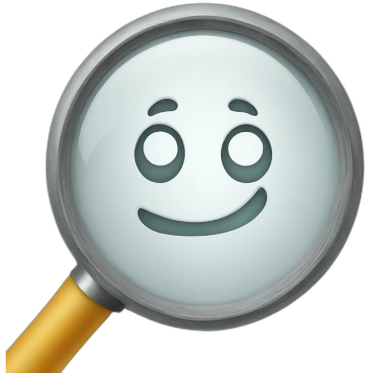 magnifying glass emoji