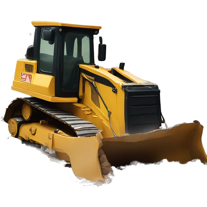 Bulldozer destroy building  emoji