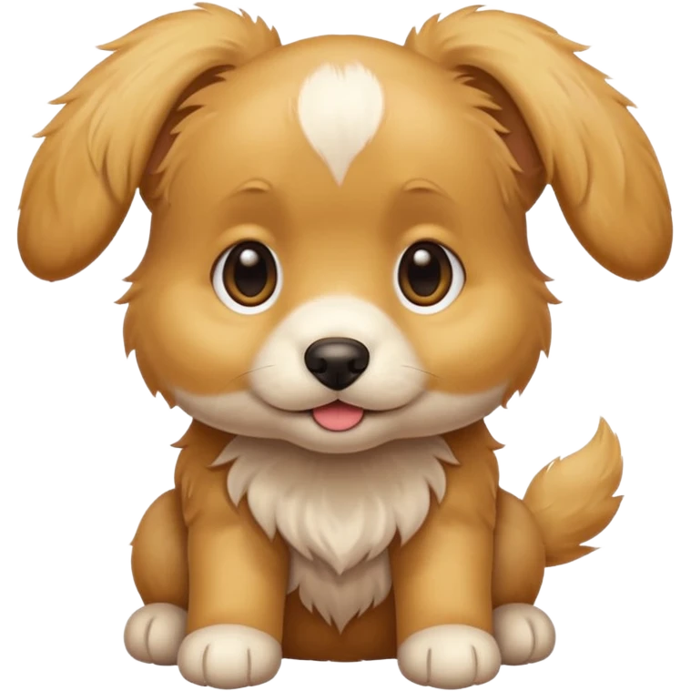 playful puppy emoji