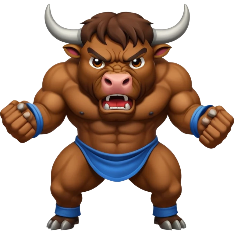 Pissed off bull emoji