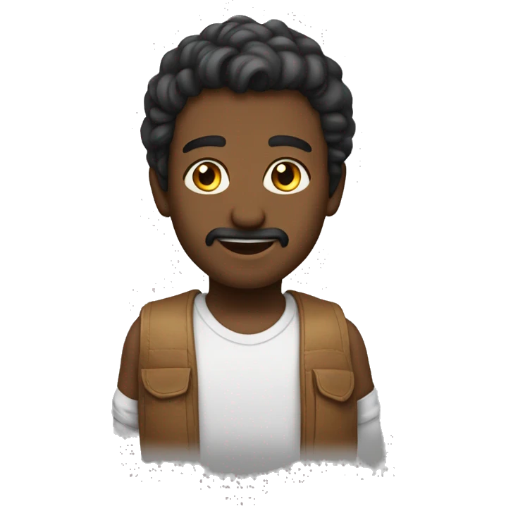 رجل ماسك قهوة ومتدفي emoji