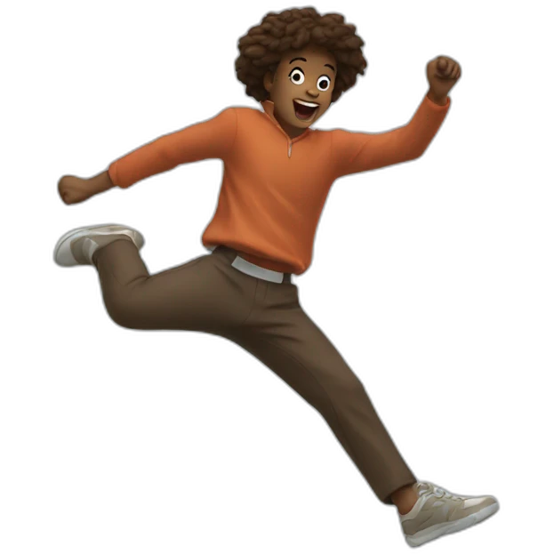 Jump emoji