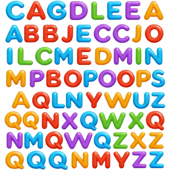 A to z alhpabet emoji