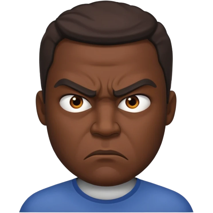angry man looking right

 emoji