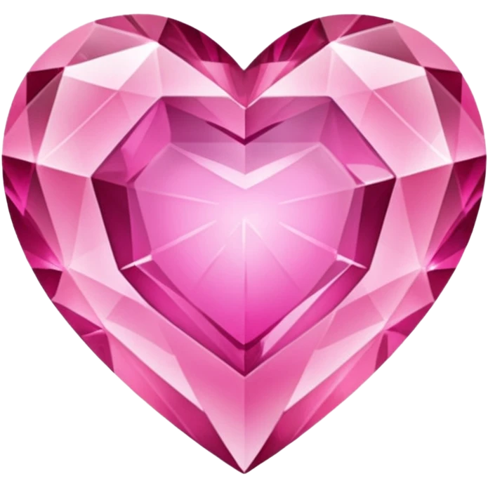 heart with a crystal pink effect emoji