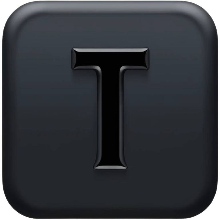 letter T emoji