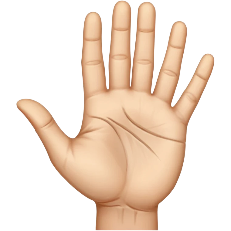 a hand saing no to something,  emoji