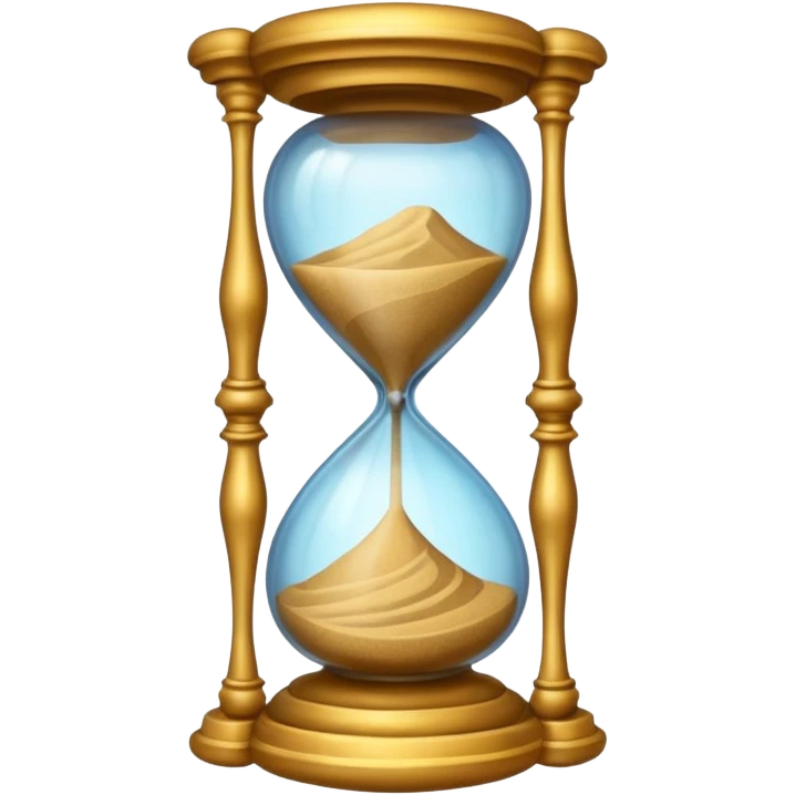 ancient colorful hourglass emoji