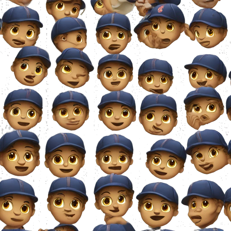 BABYFACED KID WITH BASEBALLHAT emoji
