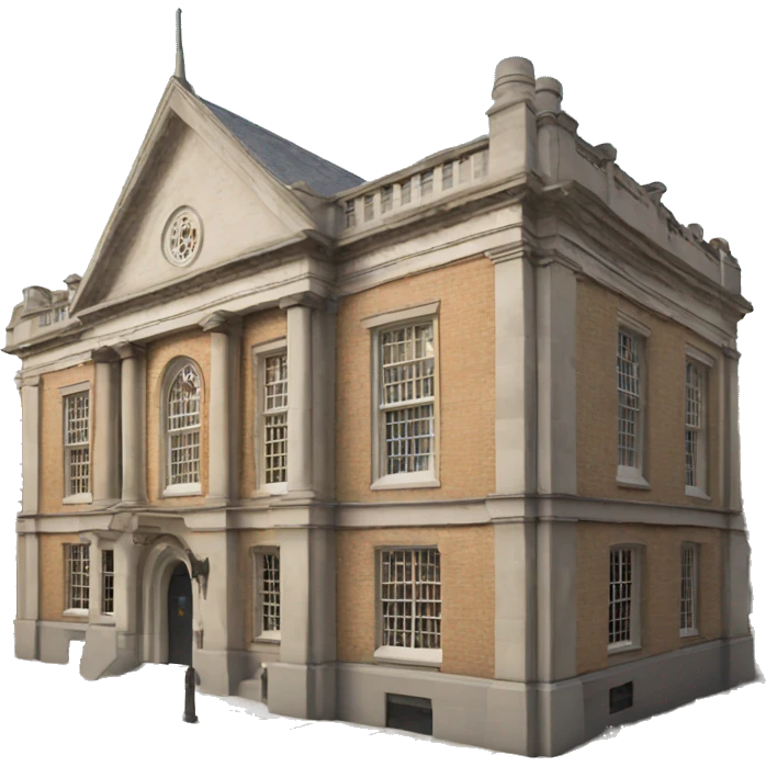 The old town Hall of Great Britain emoji