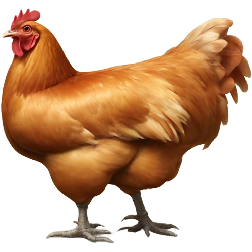 Chicken butt emoji